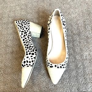 Anthro Carmen Salad Leopard Kitten Pumps